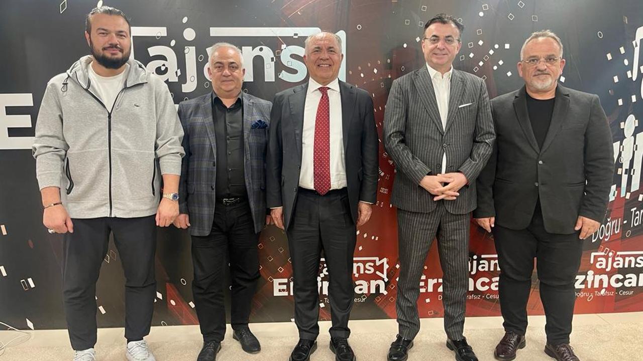 İşadamı Kaçmaz ve AYEDEF Başkanı Sarımaden Ajans Erzincan’da