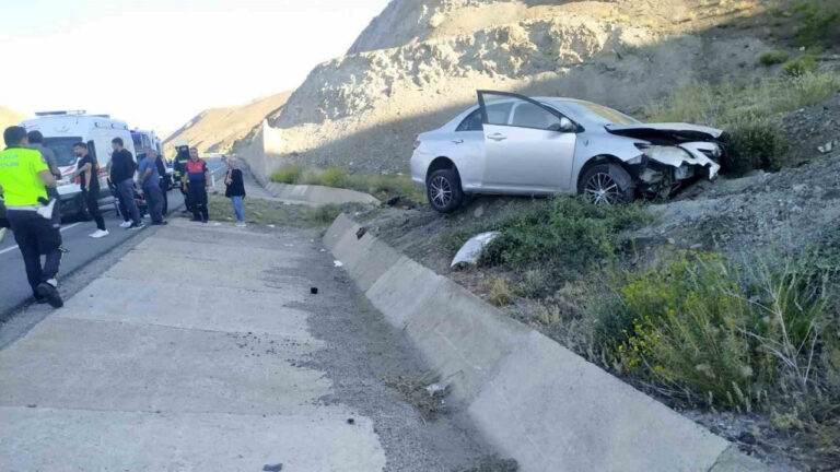 Erzincan’da trafik kazası: 1 ölü, 3 yaralı