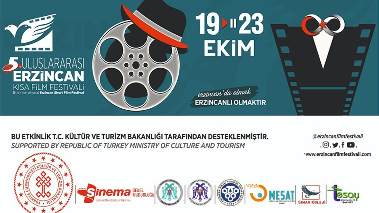 5.Uluslararası Erzincan Kısa Film Festivali’ne Başvurular Devam Ediyor