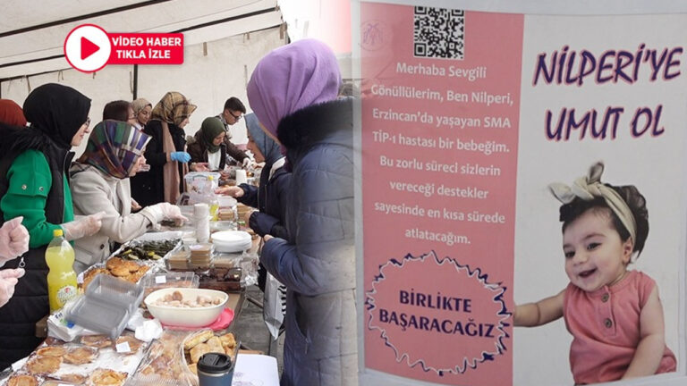 MHP Kadın Kollarından SMA Hastası Nilperi Bebek İçin Kermes Düzenlendi