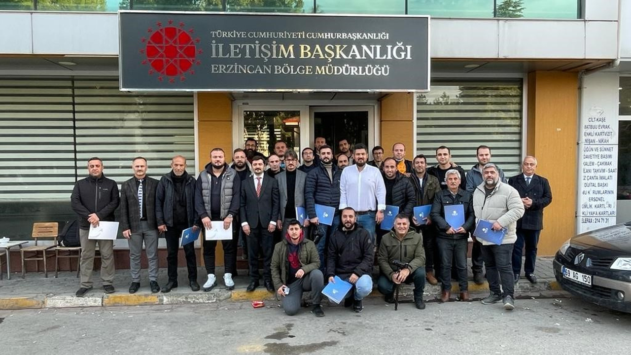 Erzincan’da Gazetecilere Yönelik Dron Eğitimi Tamamlandı