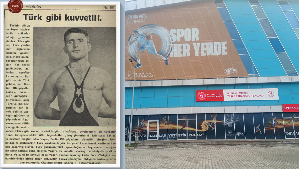 Cumhuriyetin ilk olimpiyat şampiyonunun ismi Erzincan’da yaşatılıyor