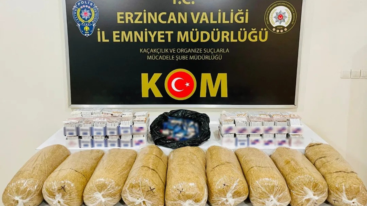 Erzincan Emniyeti Kaçak Sigaranın Kökünü Kazıyor