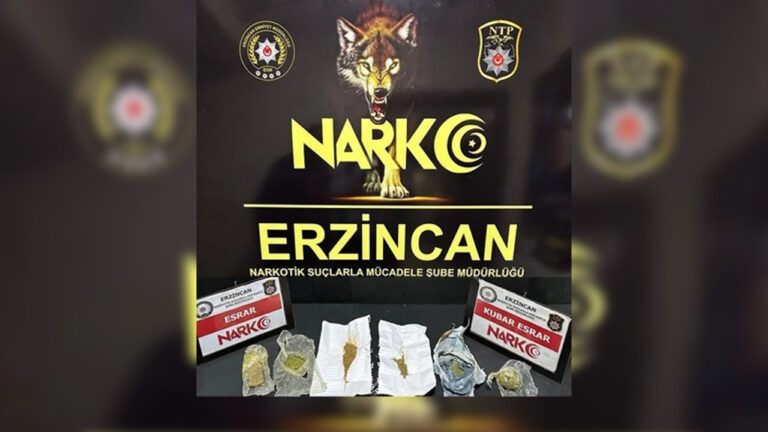 Erzincan Emniyeti Uyuşturucu Tacirlerine Göz Açtırmıyor