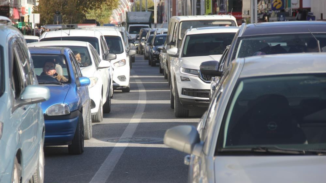 Erzincan’daki araç sayısı 70 bin 732 oldu