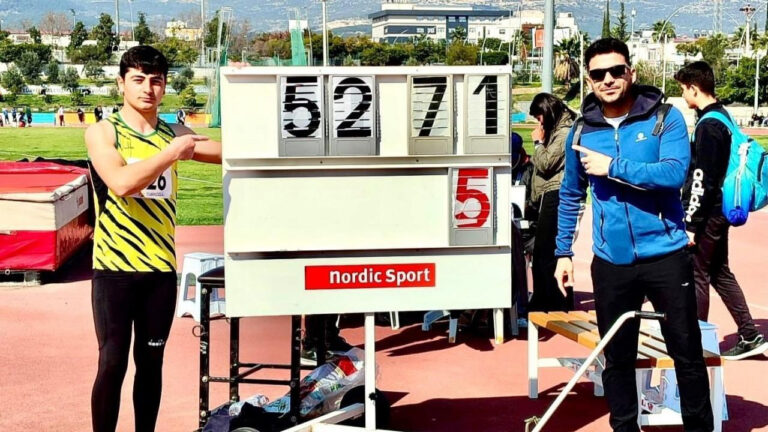 Erzincanlı sporcu ‘Cirit Atma’da Türkiye şampiyonu oldu