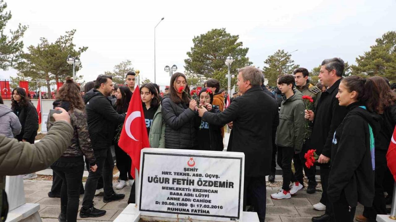 Erzincan’da 18 Mart Çanakkale Zaferi ve şehitler anıldı