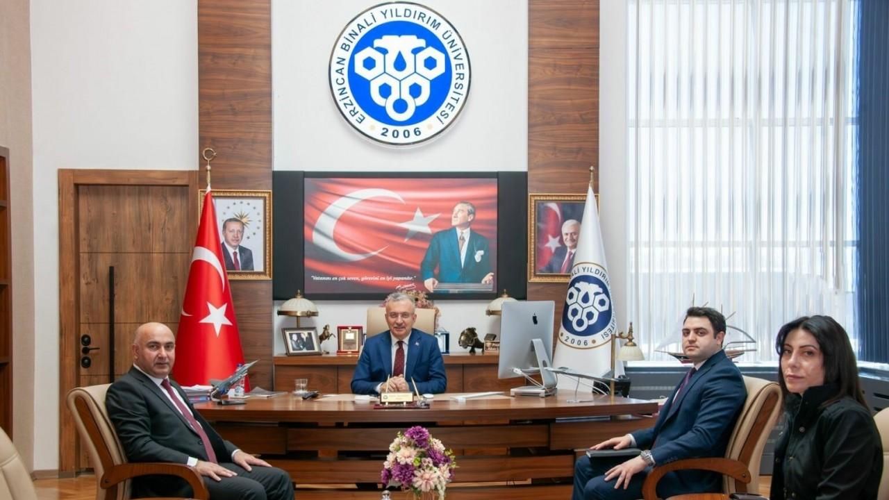 Azerbaycan Kars Başkonsolosu Alekberoğlu’ndan Rektör Levent’e Ziyaret