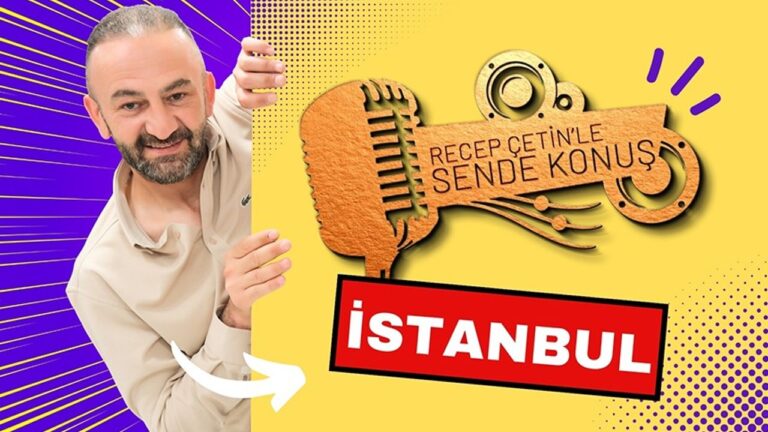 “Recep Çetin’le Sen de Konuş”  İstanbul İstiklal Caddesinde Çekildi