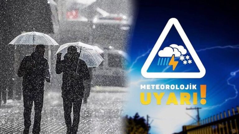 Erzincan’ın Doğusunda Beklenen Kuvvetli Yağışlara Dikkat!!!