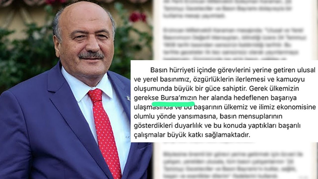 Milletvekili Karaman “Bursa”lı Gazetecilerin Gününü Kutladı