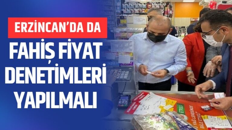 Erzincan’da Etkili Denetimler Neden Yapılmıyor?