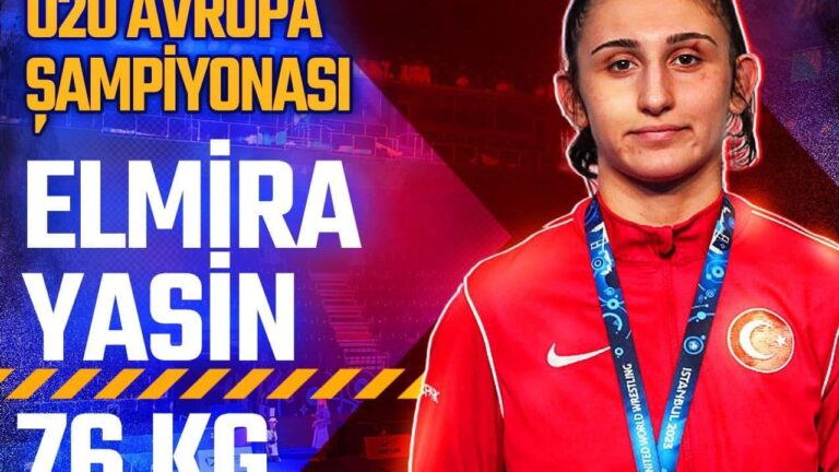 Erzincanlı Milli Sporcu Elmira Yasin’den Altın Madalya