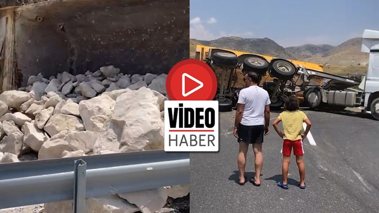 Gözüne Sinek Kaçtı, Kamyonu Devirdi