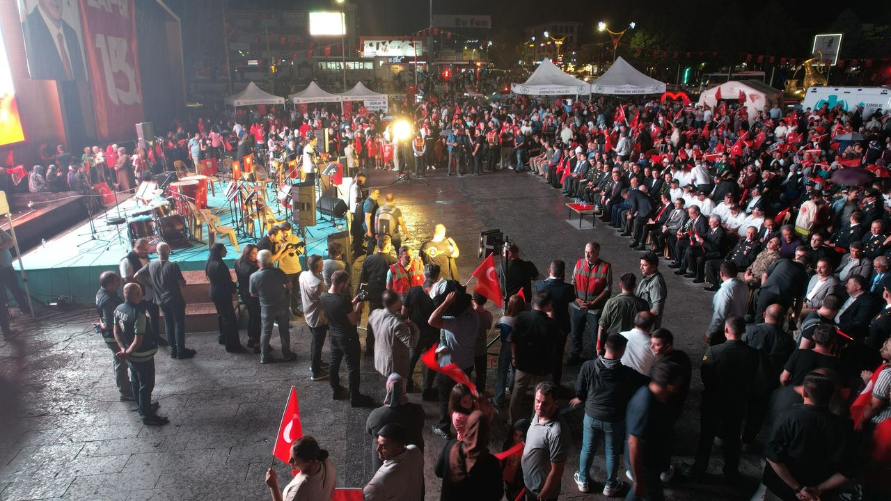 15 Temmuz Programında Erzincan Halkı Dörtyol’da Buluştu