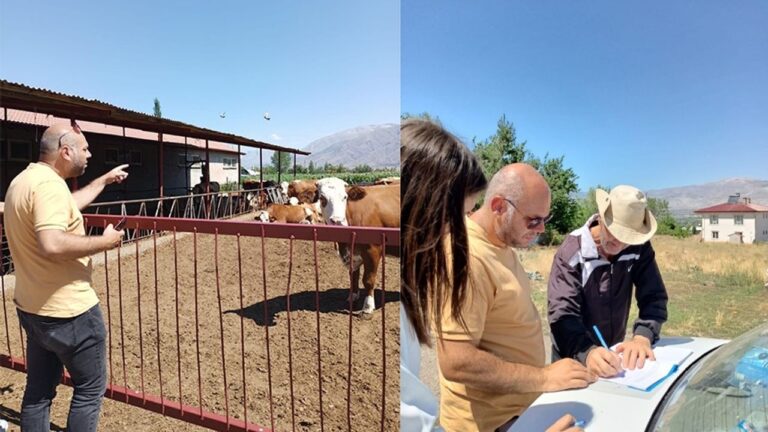 Erzincan’da Hayvancılık İşletmelerine Sağlık Taraması