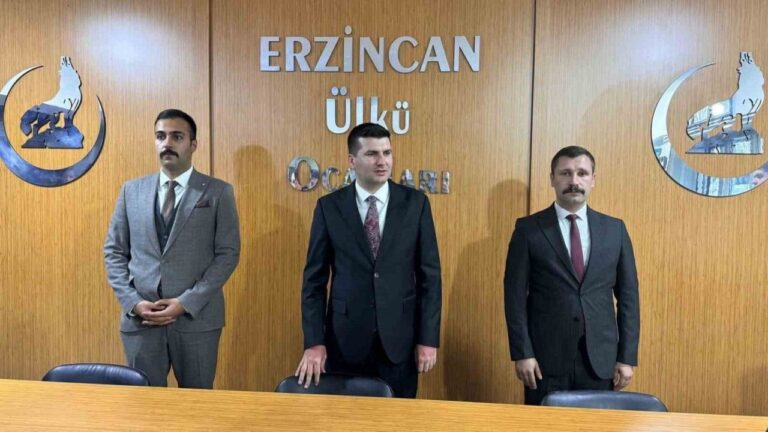 Ülkü Ocakları Genel Başkanı Yıldırım Erzincan’da