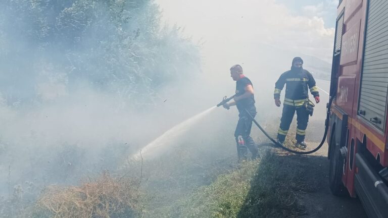 Hancı Çiftliği’nde Arazi Yangını