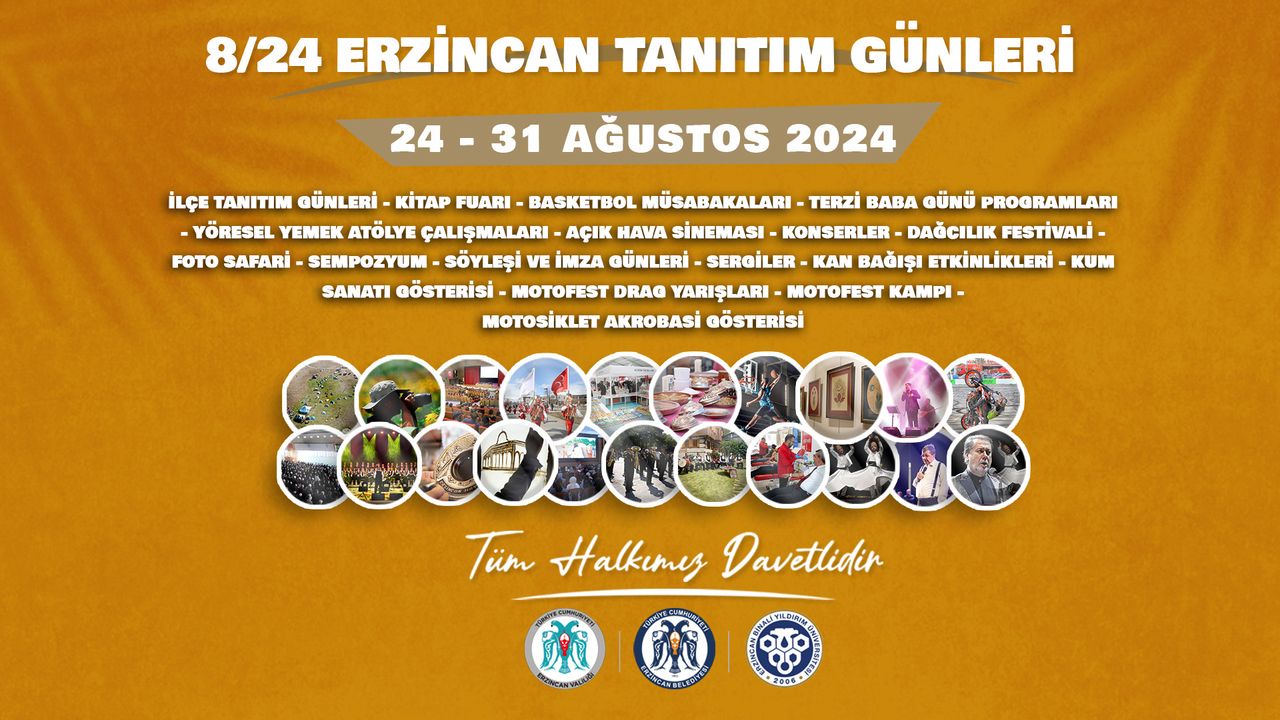 Şenlik Havasında Geçen 8/24 Erzincan Tanıtım Günleri Sona Erdi