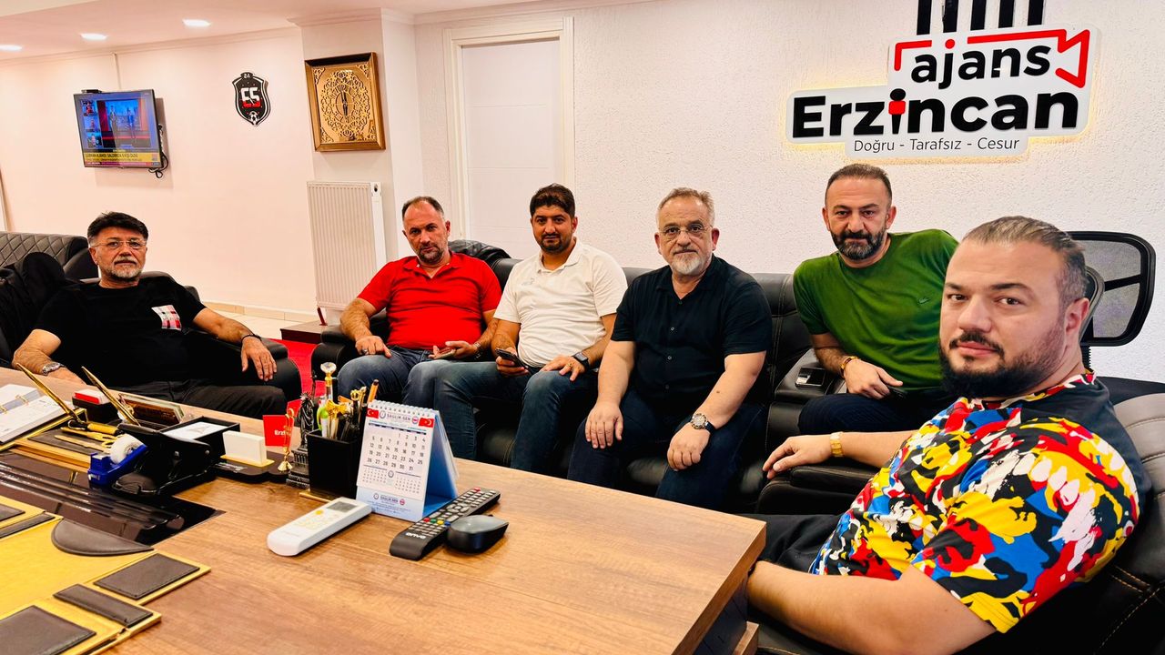 Erzincanspor Yönetiminden Ajans Erzincan’a Ziyaret