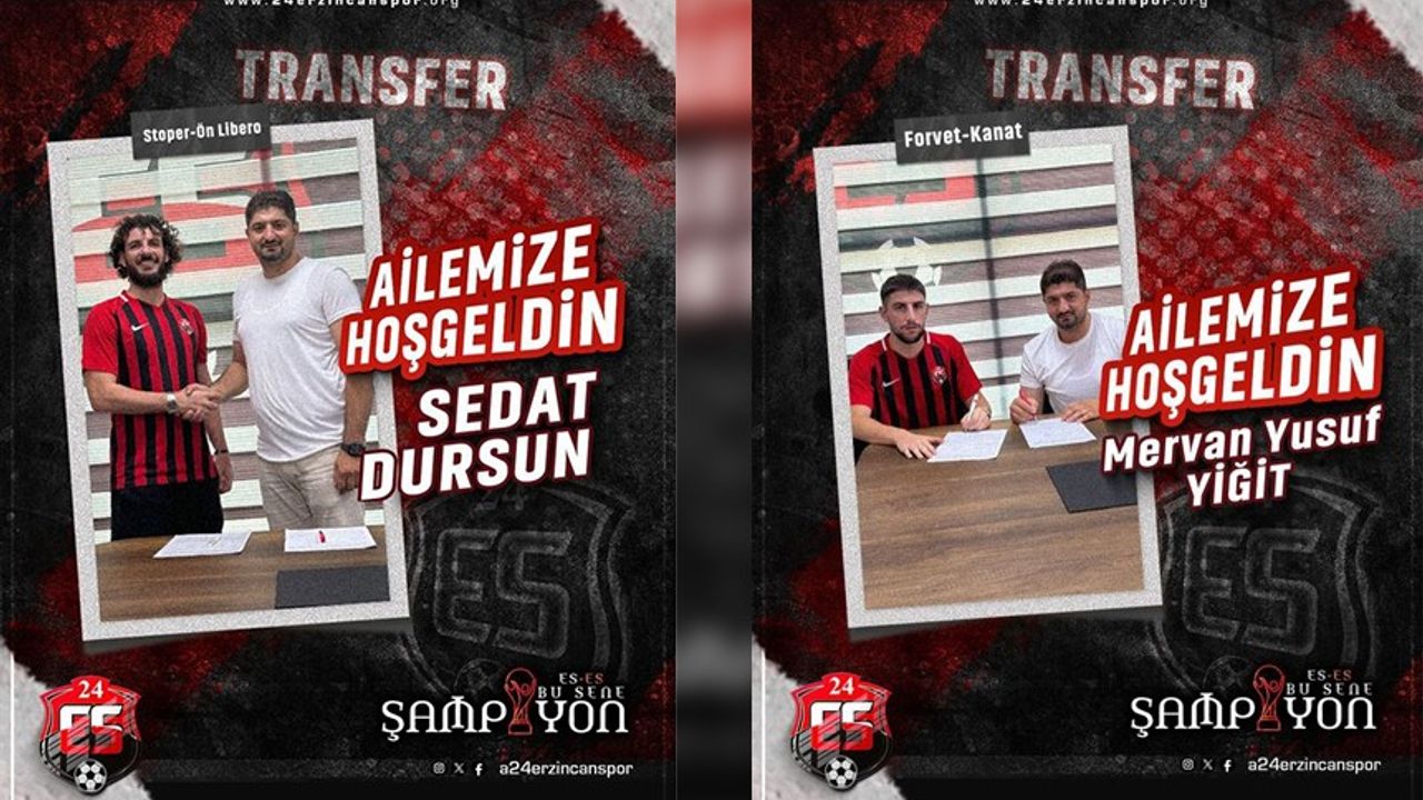 Erzincansporda Sürpriz Transferler