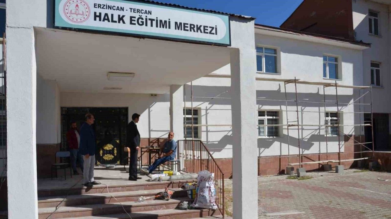 Tercan Halk Eğitim Merkezi Yenileniyor