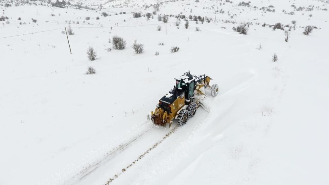 Erzincan’da Kapalı Köy Yolları Açılıyor