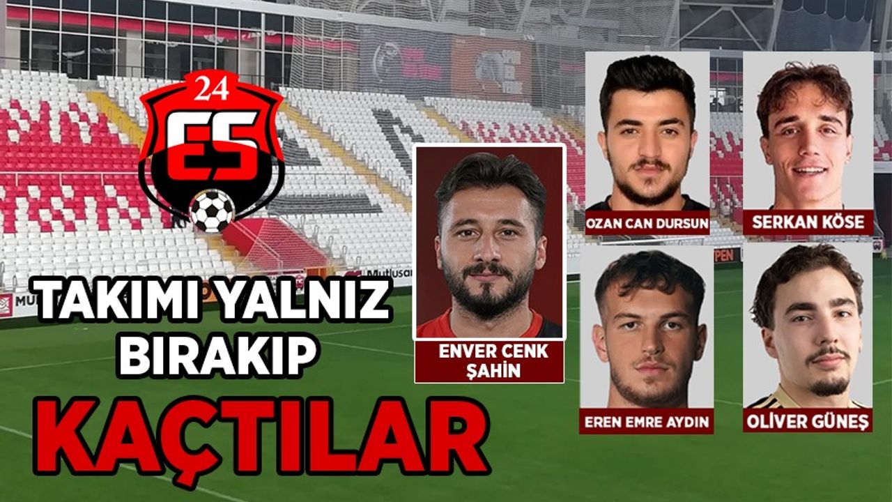 Erzincansporda Kongre Öncesi 5 Futbolcu Takımdan Ayrıldı