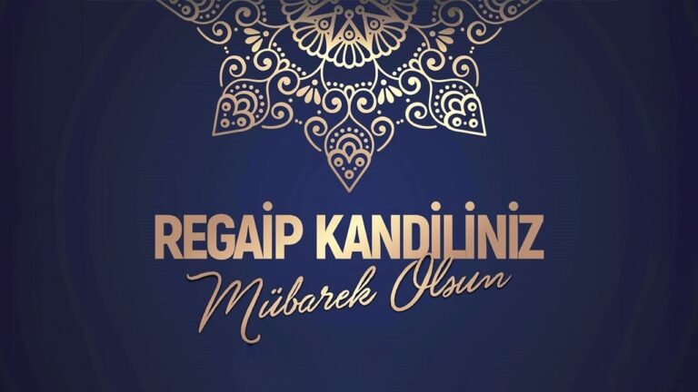 Regaip Kandiliniz Mübarek Olsun…