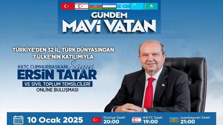 “Gündem Mavi Vatan” Programına Erzincan’dan Katılım Olacak