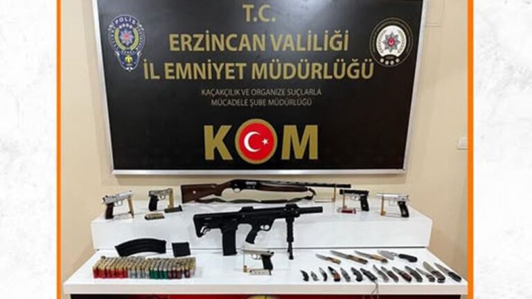 Erzincan’da Cephanelik Ele Geçirildi