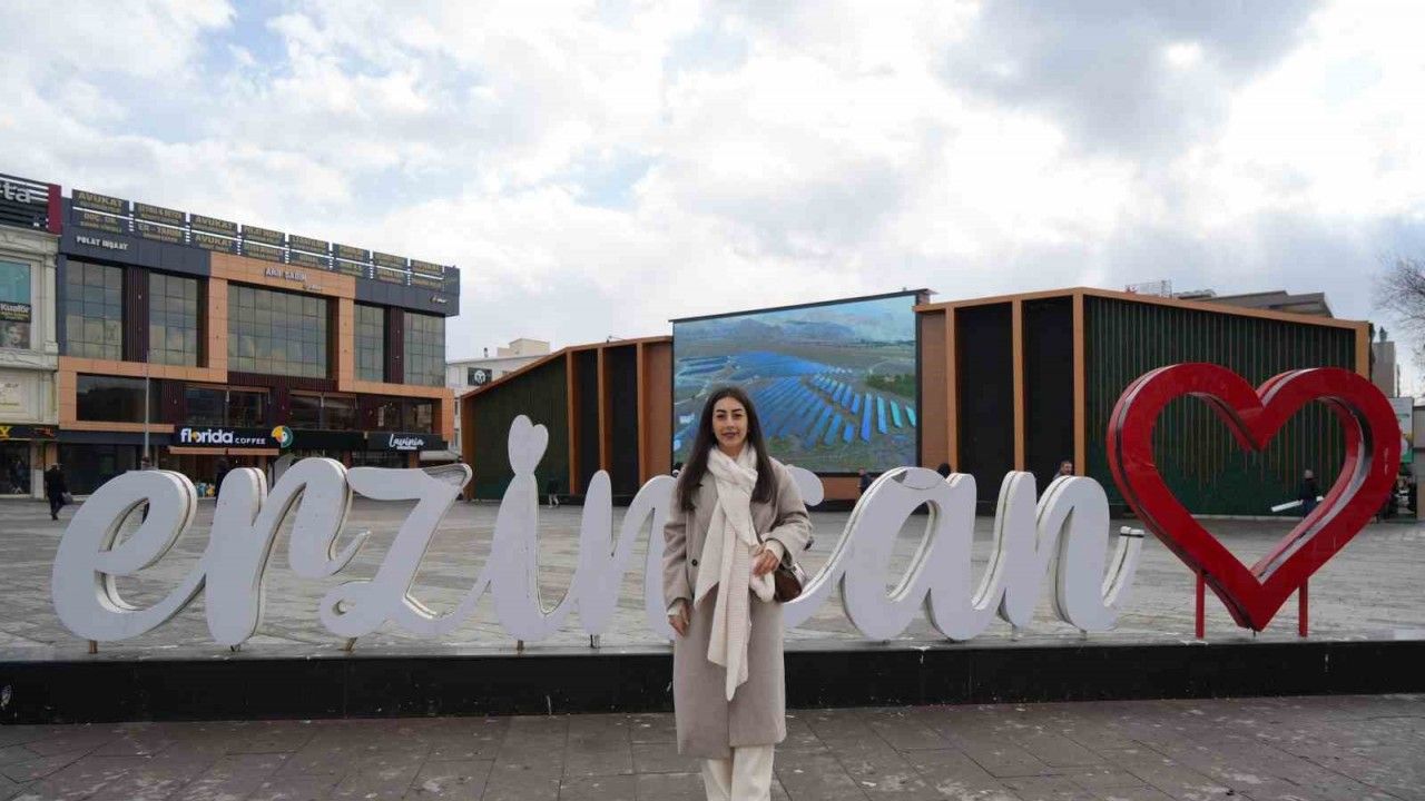 Erzincanlı Sarkıcı Simge Şahin Ergan Dağı’nda Klip Çekti