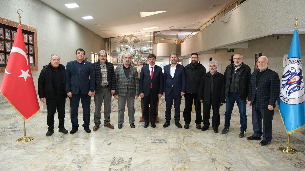 STK Platformu Temsilcilerinden Başkan Aksun’a Ziyaret