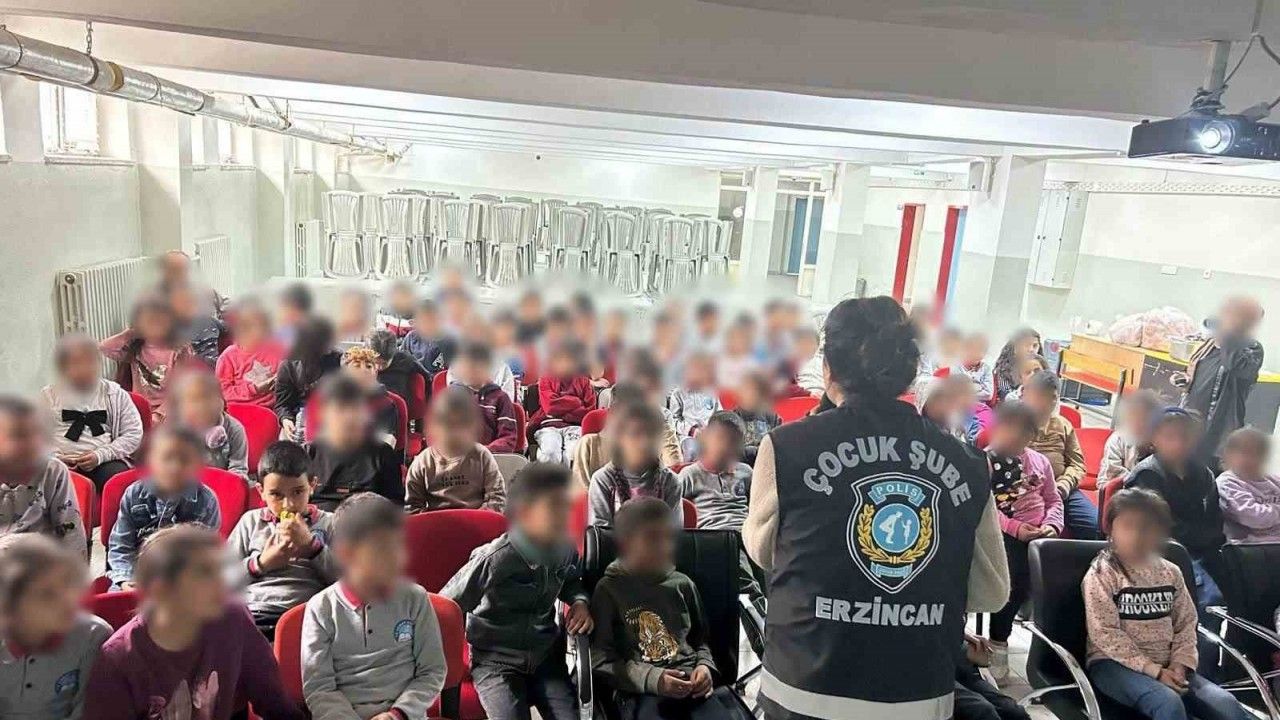 Çocuklara suçtan korunma eğitimi verildi