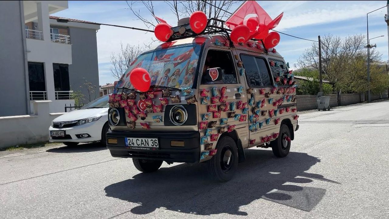 23 Nisan’da Kek Dolu Araçla Tatlı Sürpriz