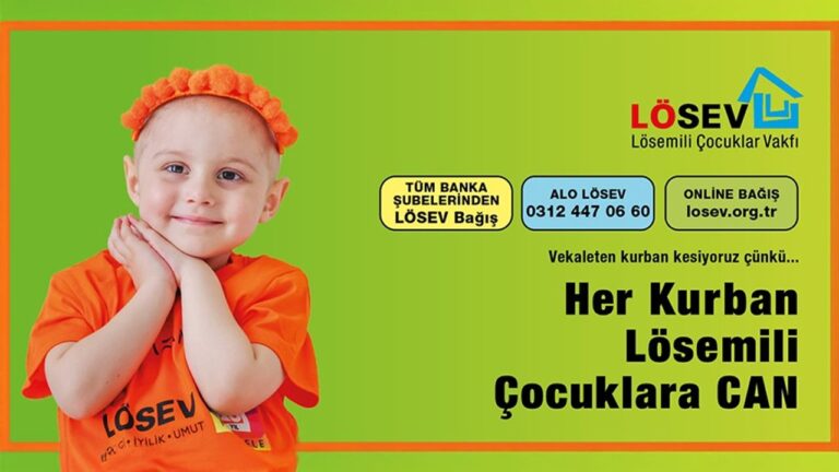 LÖSEV Kurban Bağışlarını Bekliyor