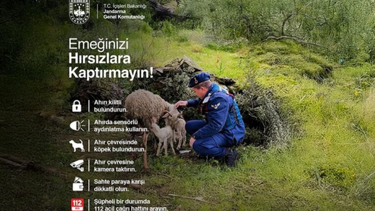 Jandarma’dan Kurban Uyarısı; Emeğinizi Hırsızlara Kaptırmayın