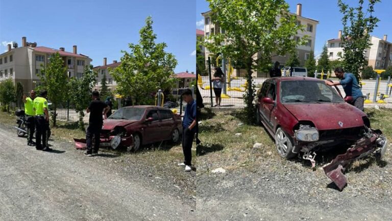 Kavayolu 1. Etap TOKİ Caddesinde Kaza