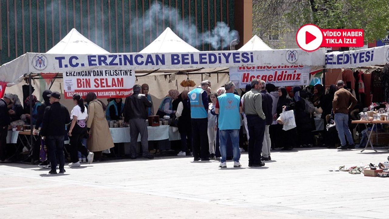 Erzincan’da Filistin’e Destek Kermesi Düzenlendi