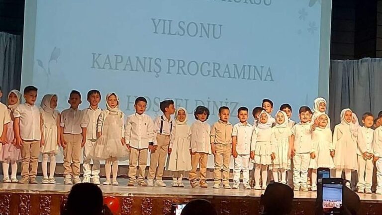 4-6 Yaş Kur’an Kursu Yıl Sonu Kapanış Programı Düzenlendi