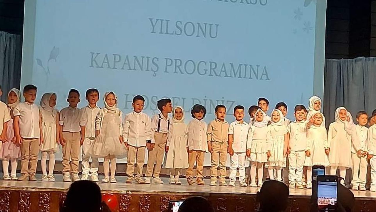 4-6 Yaş Kur’an Kursu Yıl Sonu Kapanış Programı Düzenlendi