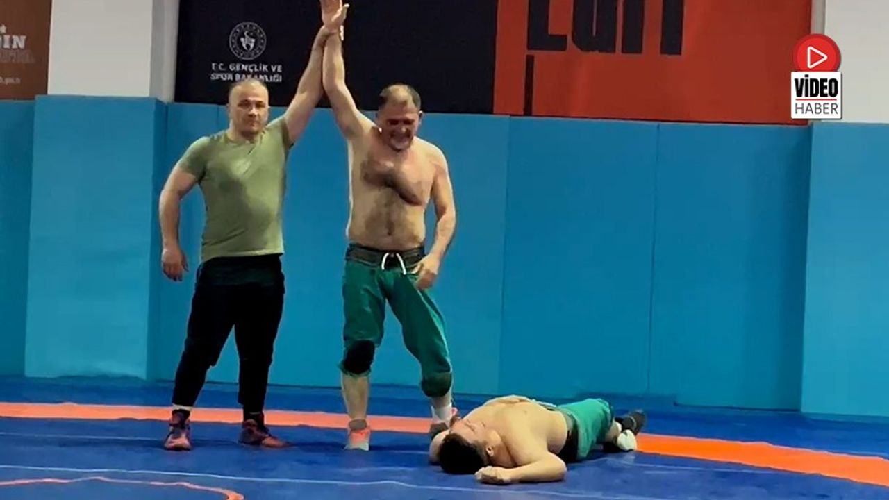 Güreş Antrenörü Ahmet Zeki Özbay’dan Gençlere Taş Çıkartan Performans