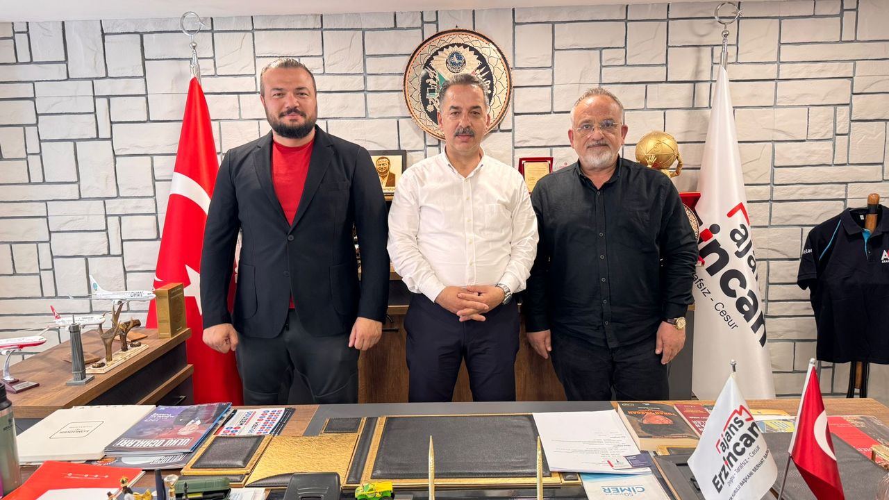 İl Genel Meclisi Başkanı Şireci Ajans Erzincan’ı Ziyaret Etti