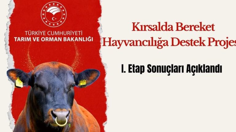 “Kırsalda Bereket Hayvancılığa Destek Projesi” Sonuçları Açıklandı