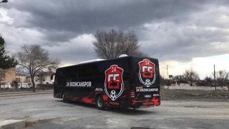 Erzincanspor Takım Otobüsüne İcra Borcundan Dolayı 2. Yakalama Kararı