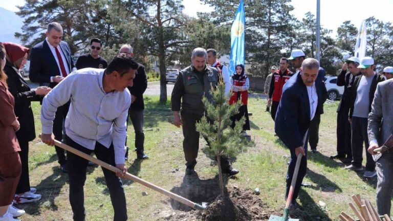 Üzümlü’de Fidanlar Toprakla Buluştu