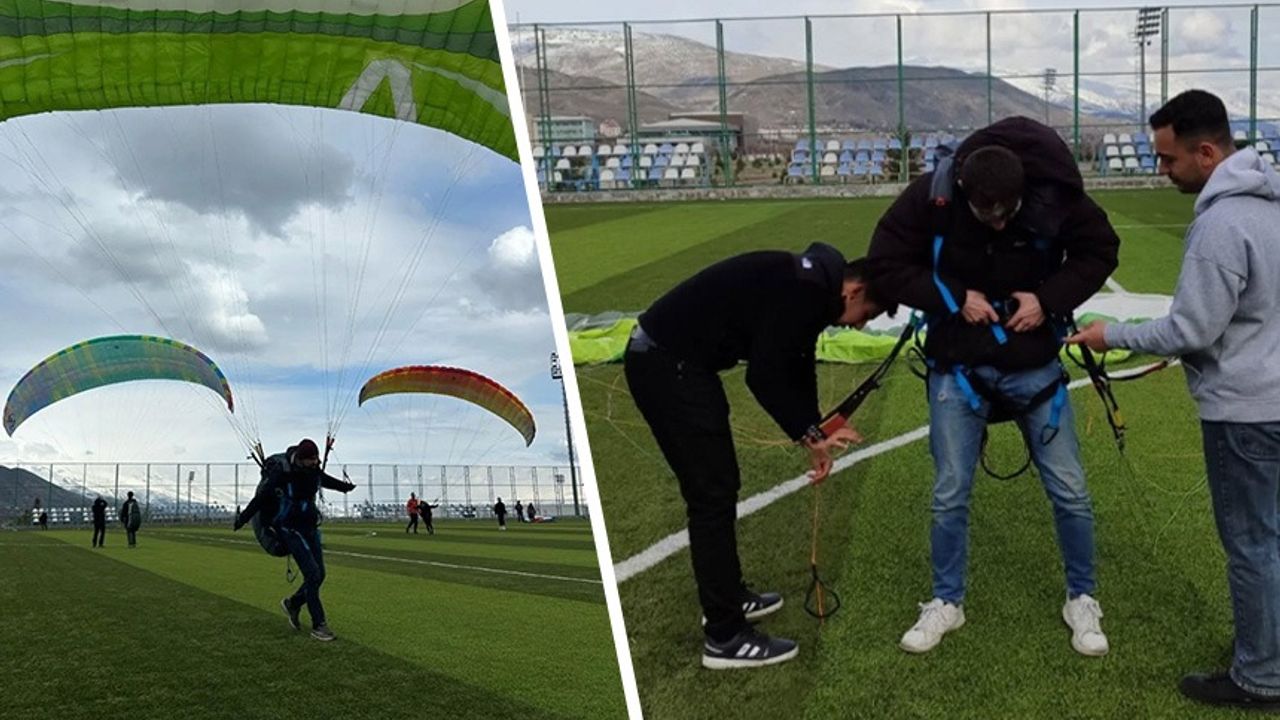 Üniversite Genç Kanatlar Kulübü, Yamaç Paraşütü Deneyimi Yaşadı