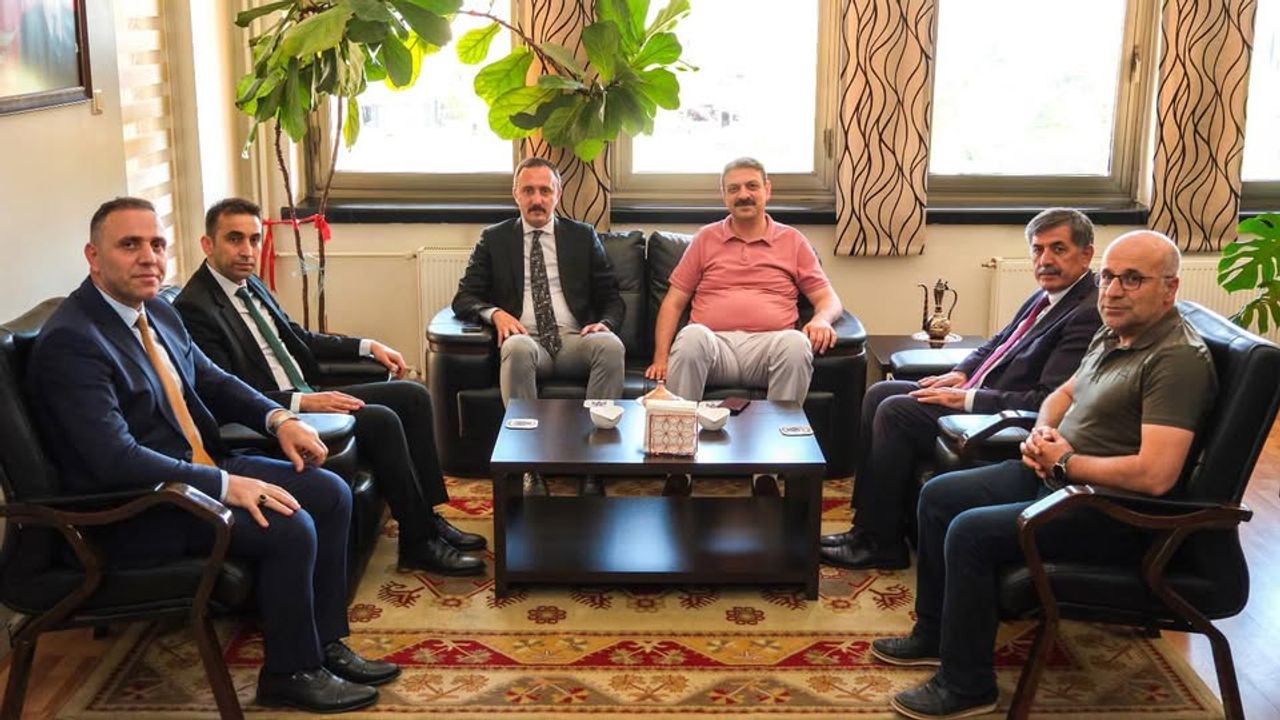 Başkan Aksun’a Veda Ziyareti