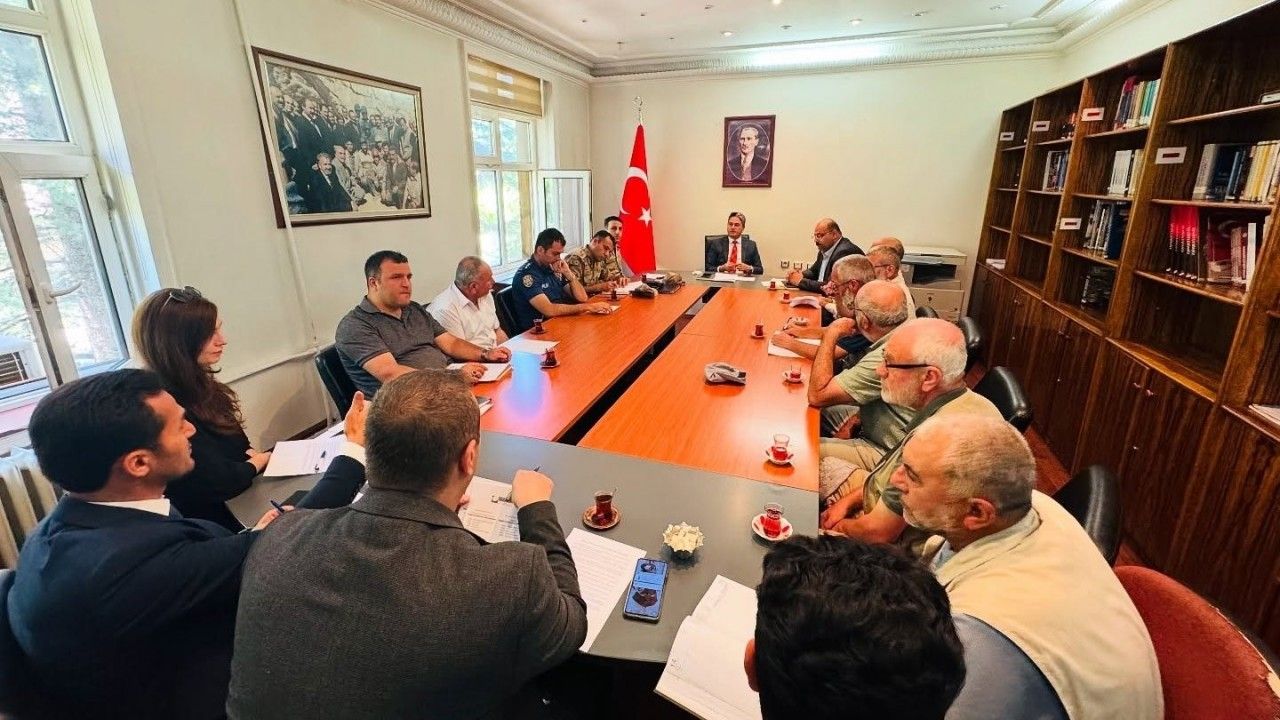 Başbağlar Şehitlerini Anma Programı İçin Güvenlik Toplantısı Düzenlendi