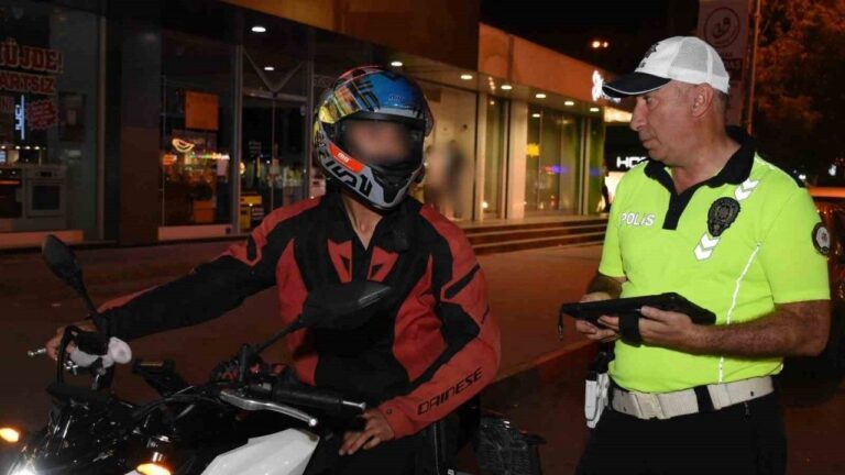 Erzincan’da motosiklet sürücülerine yönelik denetim yapıldı